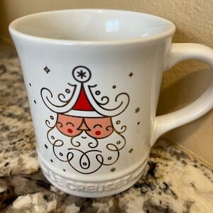 Le Creuset Santa Mug Collectible Nice Condition